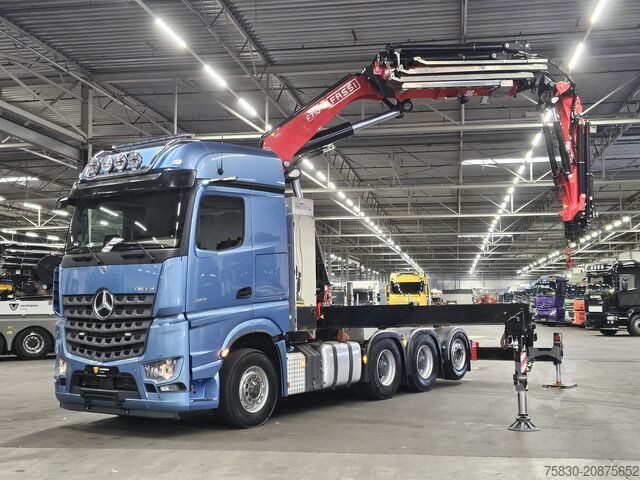 MTS standard Mercedes-Benz 3353 8x4 / FASSI 71  T/M + JIB / CRANE / KRAN