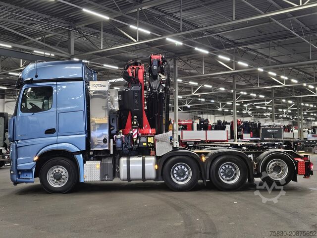MTS standard Mercedes-Benz 3353 8x4 / FASSI 71  T/M + JIB / CRANE / KRAN