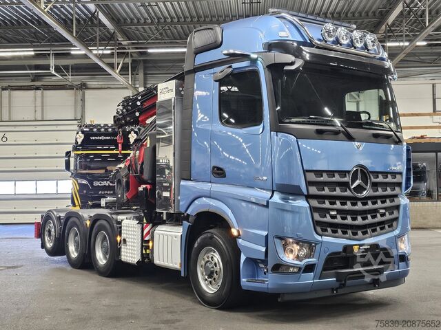 MTS standard Mercedes-Benz 3353 8x4 / FASSI 71  T/M + JIB / CRANE / KRAN