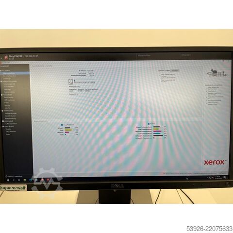 Impressora digital Xerox Versant 280 Press incl. Fiery Booklet-Finisher, Squarefolder and Paper