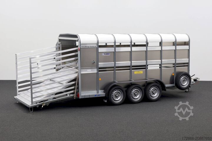 Veewagen Ifor Williams TA510|14x6|DOPPELSTOCK 434X178X183CM