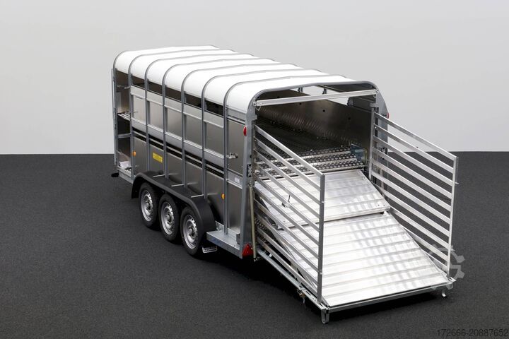 Veewagen Ifor Williams TA510|14x6|DOPPELSTOCK 434X178X183CM