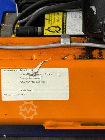 Table élévatrice à ciseaux Edmolift UK Limited TL1000XB Hydraulic Scissor Lift