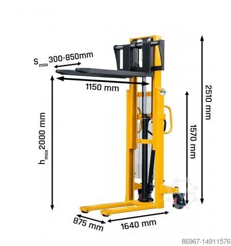 мачтовая тележка CORMAK WRHS 1020