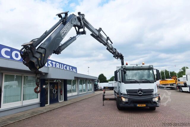 Crane Mercedes-Benz Antos 2830 Kraanwagen open Laadbak Fassi F295 +...