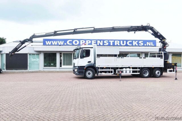 Crane Mercedes-Benz Antos 2830 Kraanwagen open Laadbak Fassi F295 +...