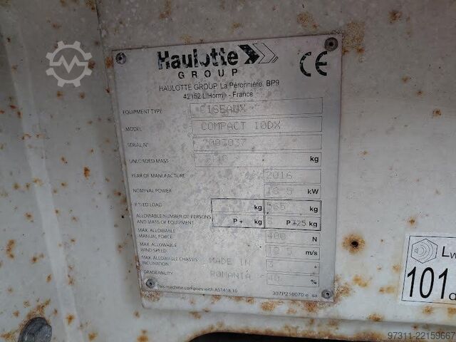 Schaarlift Haulotte COMPACT 10 DX