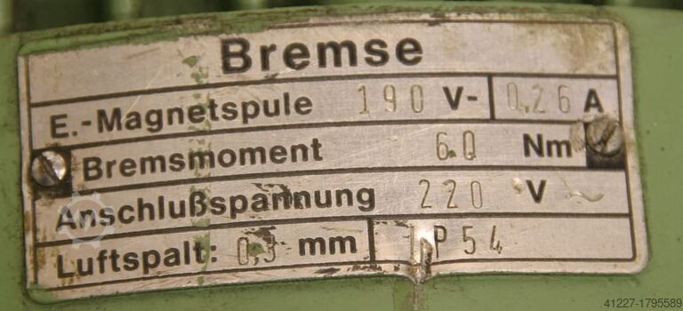 Elektrimootor 2,8 kW 1400 p/min HEW G59-100L40/TB-6