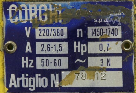 Cambiador de neumáticos CORGHI ARTIGLIO Artiglio N