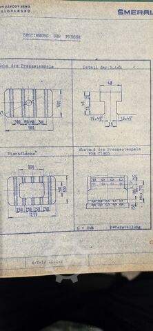 315 टन क्षमता की ट्रिमिंग प्रेस SMERAL Czech Republic LKO 315