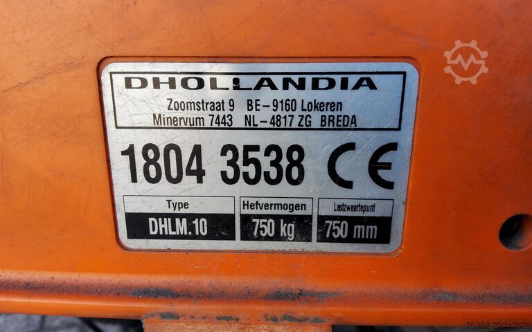 पैनल वैन CITYBOX LAADBAK - D'HOLLANDIA LAADKLEP 750 KG. + ZIJDEUR