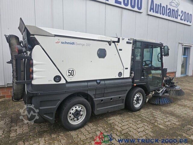 Barredora de calzadas Schmidt Swingo 200+ 3Besensystem HDReiniger Laubschlauch