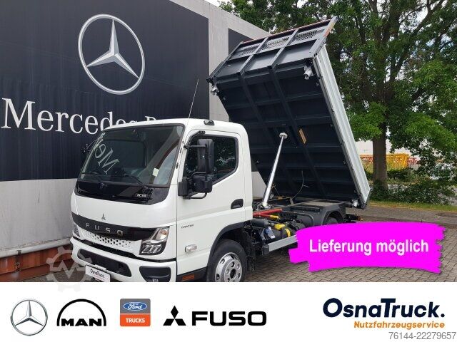 Tippbil skåpbil Mitsubishi Canter 7C18 3-Seitenkipper Klima, Nutzl. 3800 KG
