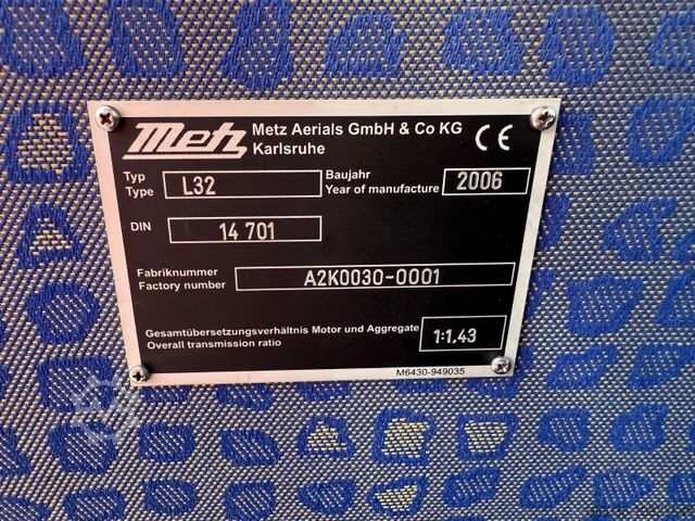 Spezial-LKW MAN MAN LE 15.280 METZ DLK 23-12 L32 CAN Drehleiter