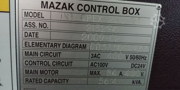 Mesin bubut penggilingan Mazak INTEGREX 200-IV T