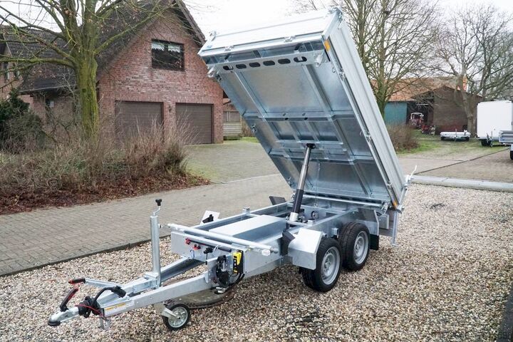 Basculantă cu 3 fețe Humbaur HTK 2700.27 I E-PUMPE 267X150X35CM 2700KG