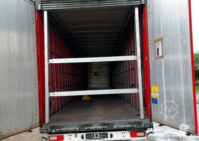 Open semitrailer with tarp SCHMITZ CARGOBULL SCS 24/L - 13.62 Mega
