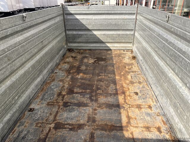 Kippanhänger Möslein TDS 13 Schwebheim  13 t Tandemkipper- Tieflader, Aufsatzbordwände