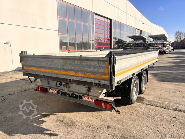 Kippanhänger Möslein TDS 13 Schwebheim  13 t Tandemkipper- Tieflader