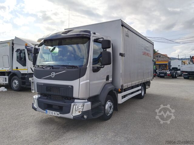 Tenteli düz yataklı kamyon Volvo FL 240