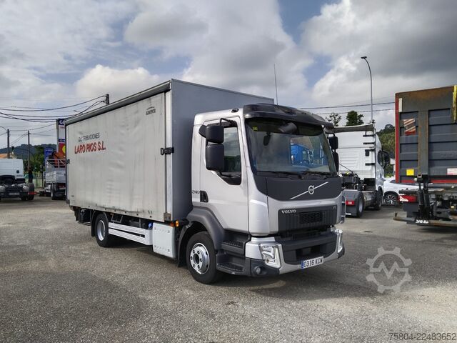 Tenteli düz yataklı kamyon Volvo FL 240