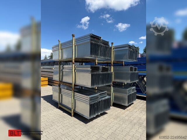  ca. 3,06 lfm. Fachbodenregale META Clip, H: 250 cm , T: 40 cm , 100 kg pro Ebene
