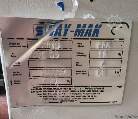 Buigmachines voor buizen SAY-MAK SPK 35