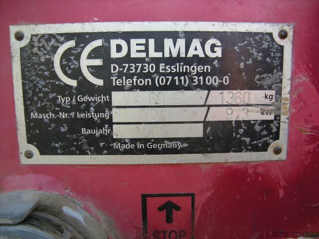 Compacteurs à pieds de mouton DELMAG Vx60E