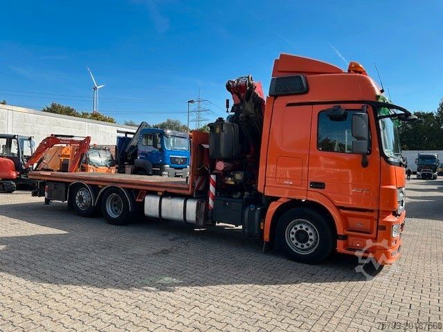 Auto-dizalica montirana na kamionu MERCEDES-BENZ 2541 Actros Plattform + FASSI Kran 6X2