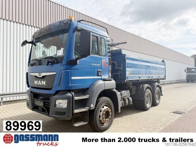 ダンプトラック MAN TGS 26.460 6x4 BB, Intarder, Alu-Bordwände