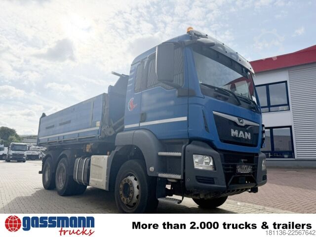 덤프 트럭 MAN TGS 26.460 6x4 BB, Intarder, Alu-Bordwände