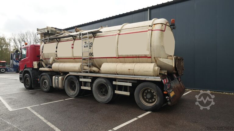 Kamion cisternë Scania P 380 – 10x4 blow and suck truck