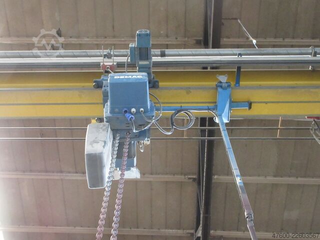Verižna dvigalka enotirna žerjav ESB Demag DK Kettenzug 2500KG Hallenkran DKUN 20-1250 2,5t Hub 7m Kran Hubwerk
