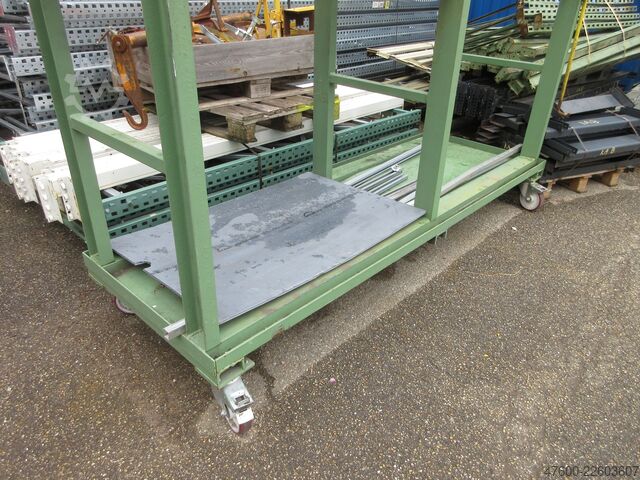 Incl. 3 rolling carts / transport trolleys for mandrels Posten Lastaufnahmemittel Traversen Greifer Fassheber Lasttraversen