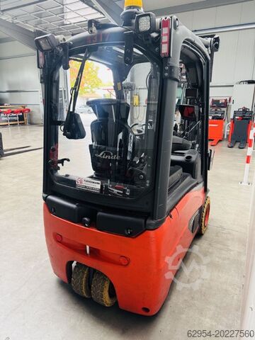 Carretilla eléctrica de 3 ruedas Linde E 16-02 EVO Triplex STVO Kamera