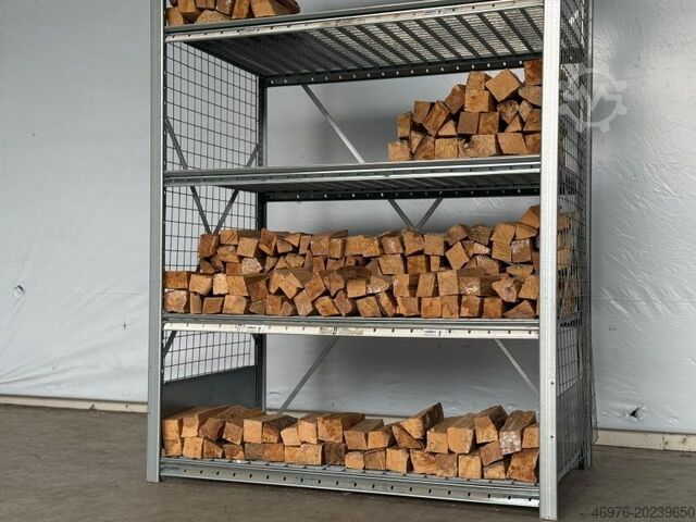 薪用棚、棚ラック Dexion HI280 / Gitterrostboden / Regallänge: 1,38 lfm.