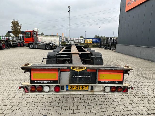 Transport de conteneurs Broshuis 3UCC-39/45 FLN, 45FT High Cube multi, BPW, lift...