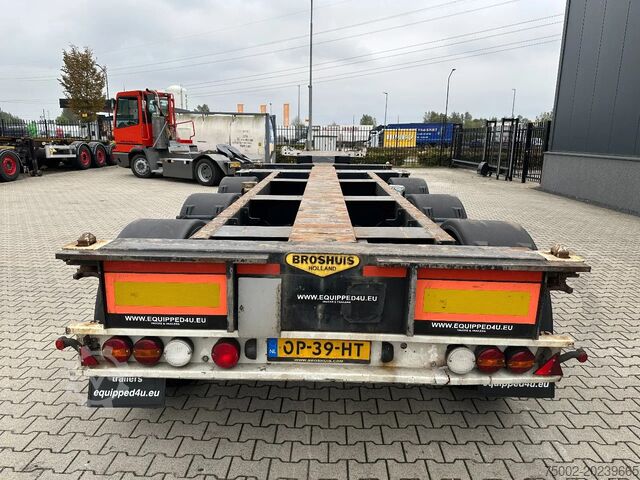 Transport de conteneurs Broshuis 3UCC-39/45 FLN, 45FT High Cube multi, BPW, lift...