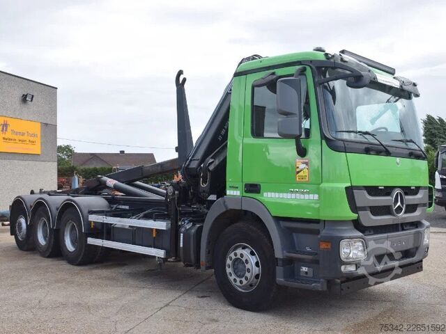 হুক আর্ম সিস্টেম Mercedes-Benz Actros 3236 Hooklift + Hiabcrane