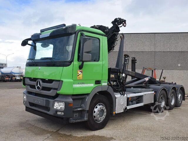 হুক আর্ম সিস্টেম Mercedes-Benz Actros 3236 Hooklift + Hiabcrane