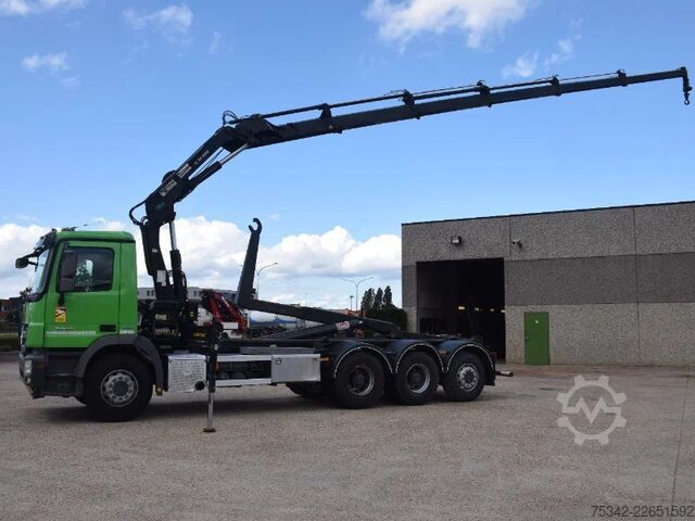 হুক আর্ম সিস্টেম Mercedes-Benz Actros 3236 Hooklift + Hiabcrane