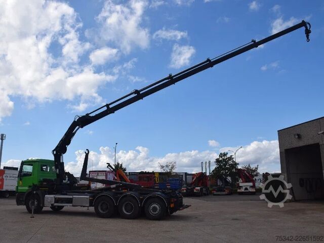 হুক আর্ম সিস্টেম Mercedes-Benz Actros 3236 Hooklift + Hiabcrane
