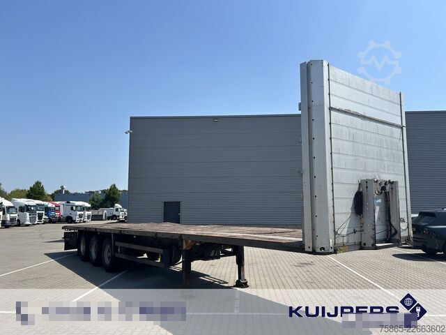 Plataforma remolque Schmitz Cargobull S 01 / Plateau - Flat Bed / SAF Drum / 2x Lifta...