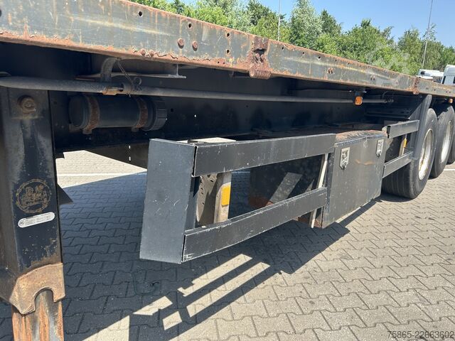 Plataforma remolque Schmitz Cargobull S 01 / Plateau - Flat Bed / SAF Drum / 2x Lifta...