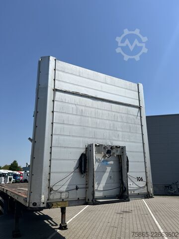 Platformas piekabe Schmitz Cargobull S 01 / Plateau - Flat Bed / SAF Drum / 2x Lifta...