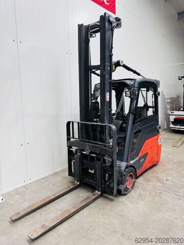Carretilla eléctrica de 3 ruedas Linde E 20 L-02 EVO Triplex Kabine