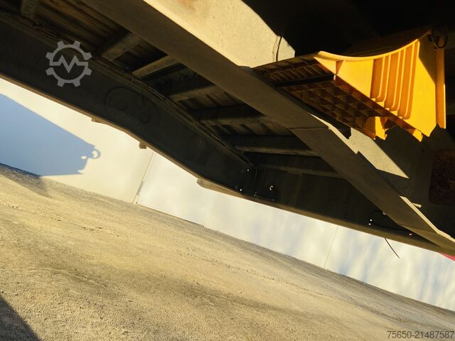 Alçak şasi römork Möslein TTS 11 Schwebheim  Tandemtieflader