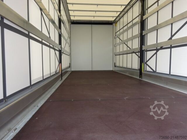 Brandalı açık römork Möslein TPW 105 D Schwebheim  Tandem- Planenanhänger Durchladen