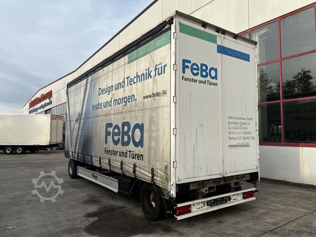 Brandalı açık römork Fliegl ZPS180  2 Achs Jumbo-Planenanhänger