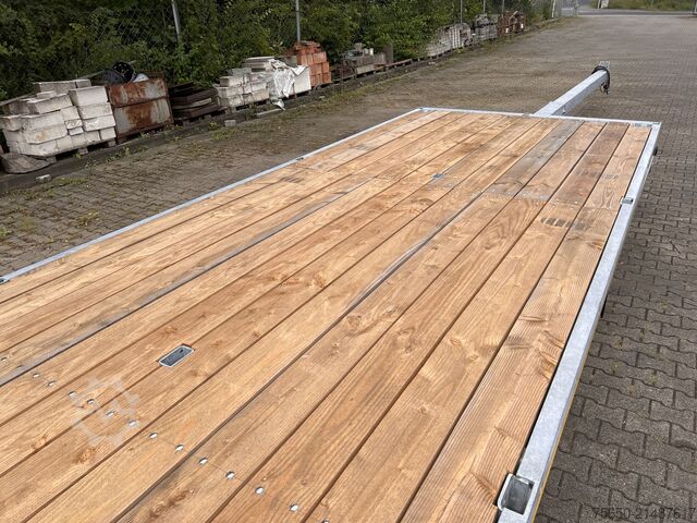 Açık dorseli römork Möslein THT 14-G 7,20 L ausziehbar  13,9 t Tandemanhänger- Tieflader, ausziehbarLuftgefedert